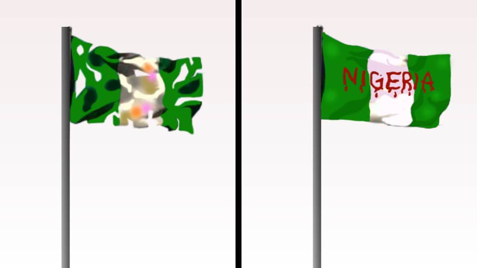 Vision of the Lord about the ruined flag of Nigeria